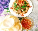 Hình bước làm 6 của món Gỏi Tôm Hoa Chuối