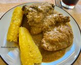 Une image de l'étape 5 de Poulet aux graines de courge.