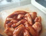 Mézes - BBQ szószos csirkeszárnyak recept fázis 3 fotója