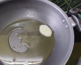 A picture of step 2 of Protein rich Yellow split Moong daal(gram lentils) Burfi.
