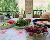 عکس مرحله 1 از دستور کیک پوره شکم پر