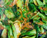 Foto langkah ke 4 dari resep Tumis Keciwis Bumbu Kencur.
