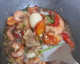Foto langkah ke 7 dari resep Tauco Udang Telur Puyuh Jesslyn Orlane.