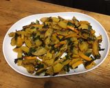 Une image de l'étape 8 de Courgette orange au céleri branche et curry.