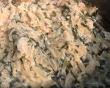 Spenótos-parmezános rizs tészta recept fázis 4 fotója