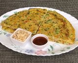 A picture of step 12 of Oats Omelette.