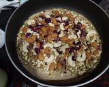 A picture of step 1 of Kesar Pista Thandai.