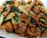 A picture of step 17 of Shanghainese pan fried rice cake 上海炒年糕.