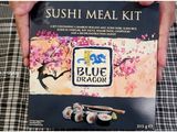 Sushi baked using blue dragon sushi meal kit
