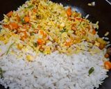 A picture of step 3 of Poha (quick breakfast).
