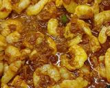 A picture of step 5 of Prawns Masala Curry.