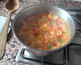 Foto del paso 7 de la receta: Arroz caldoso de pollo rápido
