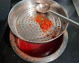 A picture of step 4 of Rice Pulao with Tomato soup.