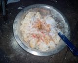 A picture of step 4 of Punjabi pakora kadhi.