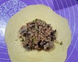 A picture of step 12 of Savory cream cheese bread bun with meat fillings.