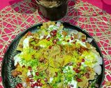 A picture of step 4 of Crispy chatpata Leftover Rori Chaat.