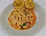 รูปขั้นตอนการทำที่ 8 ของ พาสต้าต้มยำไก่
