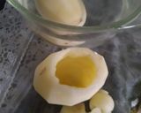 A picture of step 1 of Aloo Nazakat.