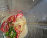 Foto del paso 3 de la receta: Calabacines en salsa cremosa🥛de pimentón🌶️🧀🍎