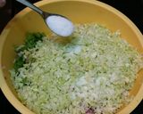 A picture of step 2 of Veg Momos.