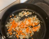 A picture of step 1 of Tomato Fish Stew.