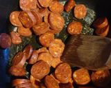 Une image de l'étape 2 de Gnocchis au chorizo.