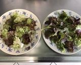 Une image de l'étape 6 de Jaunes d'œufs panés salade feuille de chêne.