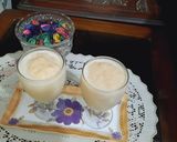 A picture of step 4 of Chikoo shake.