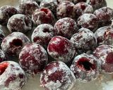 A picture of step 3 of Turn of Fortune Cake - cherry and yuzu cake.
