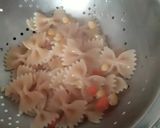 A picture of step 4 of Farfalle Pasta in Cheesy White Sauce.