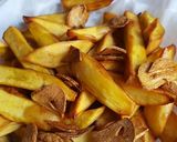 Foto langkah ke 4 dari resep Ubi goreng bawang putih.