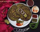 A picture of step 8 of Methi Bajra Flour Dhebra (Gujarati Style).