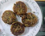 A picture of step 8 of Veg Burger.