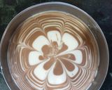 A picture of step 5 of Zebra Chocolate Vanilla Marble Cake.