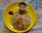 A picture of step 7 of Sarva pindi (rice flour pancake).