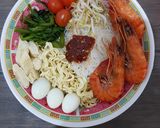 Gambar langkah 4 resipi Mee Udang Pulau Pinang (Penang Hokkien Mee) #phopbylinimohd #batch20.