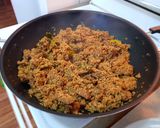 A picture of step 2 of Serundeng Daging (BEEF SERUNDENG).