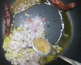 A picture of step 3 of Bhindi do pyaza.