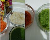 A picture of step 2 of #Pinwheel roll sandwich#wraps.