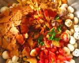 A picture of step 3 of Makhana Chaat.