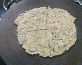 A picture of step 5 of Bajra Methi Na Dhebra.