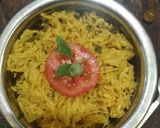 A picture of step 7 of Methi ka pulao.