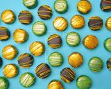 Foto langkah ke 5 dari resep Biscuit Coklat Dubai 4 Bahan Tanpa Oven.