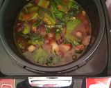 Foto langkah ke 5 dari resep Kua Chai Pui samcan goreng/Mustard Greens Rice/Nasi Sawi Pahit.
