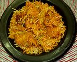 A picture of step 7 of Chicken Biryani.