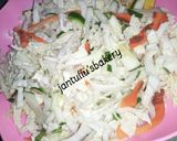 A picture of step 3 of Chinese cabbage tuna salad.