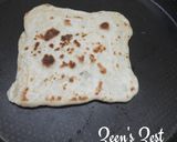 A picture of step 4 of Moroccan Msemmen.