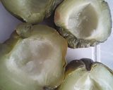 Foto del paso 2 de la receta: Chayotes / Guatila / Cidra rellenos de Atún!!!