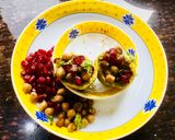 A picture of step 7 of Tandoori Sweet Potato Katori Chaat.