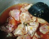 A picture of step 7 of Chicken Cinnamon Karhai.